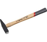 Meister Martello da fabbro - 200 g - Testa forgiata - Robusto manico in legno hickory/martello ingegnere/martello con manico hickory / 2216100