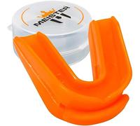 Meister MMA Doppio Paradenti Modellabile con Custodia (Arancione)