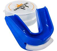 Meister MMA Doppio Paradenti Modellabile con Custodia (Blu)