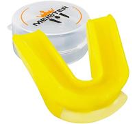 Meister MMA Doppio Paradenti Modellabile con Custodia (Giallo)