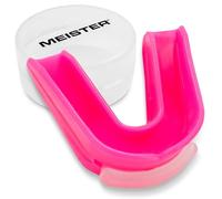 Meister MMA Doppio Paradenti Modellabile con Custodia (Rosa)