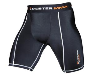 Meister MMA Pantaloncini da combattimento a compressione con tasca a coppa