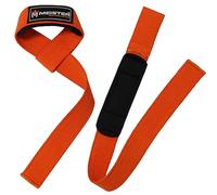 Meister Neoprene-Padded Antiscivolo per Sollevamento Pesi per Grip (Coppia) - Arancione