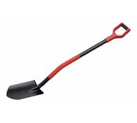 Meister Pala da giardinaggio a punta, robusta vanga per giardinaggio, extra | Larghezza di lavoro di 195 mm, in acciaio al carbonio temprato, impugnatura ergonomica soft touch, per scavare e sollevare