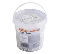 Meister Piastrelle a T da 5,0 mm, set pratico da 800 pezzi, in robusto polipropilene, colore bianco, accessori per piastrelle, supporto per la posa delle piastrelle, croce per fughe, 4427350