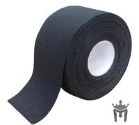 Meister Premium Nastro Adesivo per Allenamento in Ossido di Zinco, per uso Sportivo o Medico - 13.7m x 3.8cm - Nero - 1 Rotolo