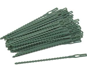 Meister Raccoglitore per piante 50 × 170 mm - Pratico set da 100 pezzi - Con anima flessibile - Per giardino, casa e hobby - Realizzato in plastica/Raccoglitore multiuso/legante a vite/cravatta