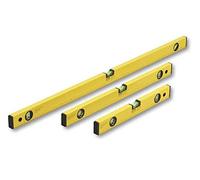 Meister Set livella a bolla a 3 livelli 1 x 1000 mm, 1 x 600 mm, 1 x 400 mm.