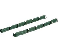 Meister Spirale di Protezione per Albero - 2 Pezzi - 60 cm di Altezza - Contro morsi Selvatici e Danni alle cortecce degli Alberi - con Fori di Ventilazione - Verde/Protezione troncale/Protezione