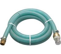 Meister Tubo di aspirazione raccordi in ottone e valvola di non ritorno per pompe da giardino,impianti di aspirazione e impianti di acqua domestica Resistente al vuoto & indeformabile/aspirazione