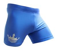 Meister Vale Tudo Corona Lotta Pantaloncini - Blu Compressione Mma Bjj Muay Thai