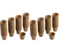 Meister Vasi da coltivazione, Ø 6 cm, pratico set da 96 pezzi, in cellulosa di carta, biodegradabili, vaso per semi, piante vegetali, WU9968300 (Confezione da 2)