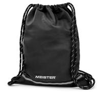 Meister Zaino XL con Coulisse - Sacca da Palestra Impermeabile - Nero/Riflettente