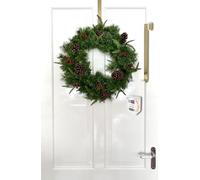 MeisterHome Ghirlanda di Natale: 50/60 cm, puro piacere natalizio - incluso gancio di sospensione e 50 luci LED gratuite (60 cm)