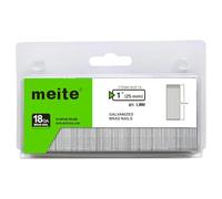 meite Chiodi Brad 18GA da 25 mm, Tipo 18G, Zincati, Chiodi di Finitura a Testa Piccola per Chiodatrice Pneumatica o Elettrica (1.000 Pezzi)