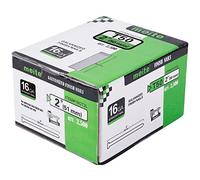 meite Chiodi dritti T50 da 16 gauge, lunghezza 50 mm, zincati, per pistole chiodatrici, ideali per la lavorazione del legno, tappezzeria e progetti di inquadratura (2.500 pezzi)