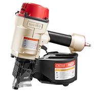 meite CN70B - Chiodatrice pneumatica professionale per pallet, telai e custodie in legno, chiodatrice a bobina ad aria resistente utilizza chiodi a bobina piatta da 45-70 mm