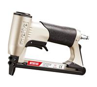 meite Cucitrice per tappezzeria con grilletto di sicurezza, per graffette a corona da 21 gauge da 1/2", pistola pneumatica resistente per lavorazione del legno, progetti professionali e fai da te