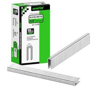 meite Graffette a corona stretta calibro 18 da 1/4", lunghezza 1,5 cm, resistenti, zincate, per tappezzeria, per pistole elettriche o pneumatiche a corona stretta (1.120 pezzi)