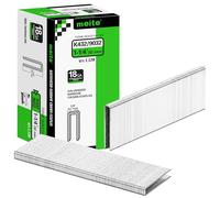 meite Graffette a corona stretta calibro 18 da 1/4", lunghezza 3,8 cm, resistenti, zincate, per tappezzeria, per pistole elettriche o pneumatiche a corona stretta (1.120 pezzi)
