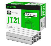 meite Graffette Tipo 53 da 10 mm, Corona 11,2 mm, Filo Sottile Zincato per Graffatrice, Ricarica di Graffe per Tappezzeria, Mobili e Lavori Creativi (5.000 pezzi)