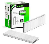 meite Graffette Tipo 90/32 mm a Corona Stretta, 18 Gauge, Graffette Zincate per Graffatrice, Ideali per Tappezzeria, Mobili, Scatole in Legno e Progetti Fai-da-Te - 4.000 Pezzi