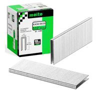 meite Graffette Tipo 90/38 mm a Corona Stretta, 18 Gauge, Graffette Zincate per Graffatrice, Ideali per Tappezzeria, Mobili, Scatole in Legno e Progetti Fai-da-Te - 4.000 Pezzi