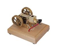 Meiurlex Kit modello motore Hit and Miss 1.6cc che funziona, motore a benzina orizzontale a 4 tempi raffreddato ad acqua M17, motori a combustione interna da collezione per hobbisti modello