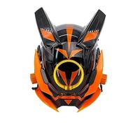 Meiurlex Maschera punk futura con corno nero per cosplay di Halloween