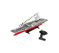 Meiurlex Supporto aereo RC 1:480, doppio azionamento e LED | Scocca in ABS, 70 x 23,5 x 21 cm, controllo accoppiato a 2,4 GHz, avvio attivato ad acqua, avviso di tensione