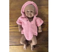 MEIVCOS Bambola rinata in silicone da 30,5 cm, realistica, 1:1, realistica, non in vinile, bambola rinata per bambini, lavabile (abbronzatura)