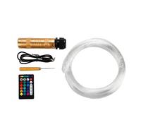 MEIVIYA 1. 2V 6W RGB. Le luci della Stella del Tetto dell'automobile GUIDATO Fibra Ottica a soffitto a soffitto a Fibra Ottica Fibra Ottica Fai da Te Starry Sky Auto Decorative Lamp(200pcs 0.75mm 2M)
