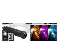MEIVIYA DC12V 6W RGB. Le luci della Stella del Tetto dell'automobile GUIDATO Kit a soffitto a Stella a Fibra Ottica 2m 0.75mm 100~460pcs Fibra Ottica con Controllo RF(100pcs 0.75mm 2M)