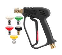 MEIVIYA for Alta Pressione 4000PSI for La Pulizia Dell'auto con 5 Kit di Ugelli Colorati for Pistola Ad Acqua for La Pulizia A Connessione Rapida(Gun+Nozzle)