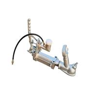 MEIVIYA Gancio di Traino Rimorchio 50mm Gancio A Sfera Rimorchio Accoppiamento Idraulico Accoppiatore Gancio Cilindro Maestro Staffa Freno Caravan Auto 2T Gancio di Traino Regolabile per Camion