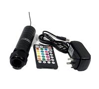 MEIVIYA Lampada a Fibre DC12V 6W RGB Tetto Stella Car Lights GUIDATO Fibra Ottica della Stella della Luce di soffitto Kit 2M 0,75 Millimetri Fibra con Ottica RF. Controllo(300pcs 0.75mm 3M)