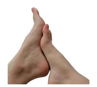 MEIVIYA Moo di Piede in Silicone Falso Realistico può Vedere i vasi sanguigni Display for Unghie Tarsel Gomma Manicure plastica Femmina TGJ36C(all Bone,Left Foot)