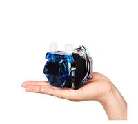 MEIVIYA Pompa peristaltica Mini Tubo in Silicone e Pompa dell'Acqua a Pressione del Motore Passo-Passo, 12v / 24V(B16,12v-3 Roller Car)