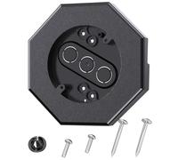 meiyan Kit di Montaggio Lato Ottagono, 8141 Lampade Verticali Lati Piastra di Montaggio Blocchi di Luce Laterali per 1/2 Pollici di Sovrapposizione Nero