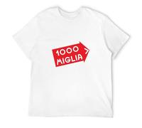meiyan Millie Miglia 1000 Thousand Miles T Shirt Vintage Car Race White M