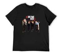 meiyan Youth Online Casual Big Time Rush T Shirt Tee T Shirt Black L