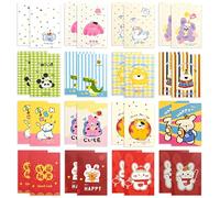 MEIYIFAN 48 Pezzi Mini Quaderno,Block Notes Tascabile,Tascabile Piccolo Blocchetti per Scuola,Fare una Lista, Registrare l'ispirazione, Promemoria Quotidian per Promemoria Quotidiani(7 x 10.5 cm)