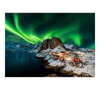 MEIYUDA Diamond Painting Norvegia in Inverno, 5D Diamond Painting Kit Completo, 5D Pittura Diamante Painting Kit Ricamo a Punto Croce Artigianale Per La Decorazione Della Parete Di Casa 40x30cm