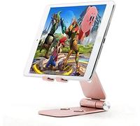 Meizhen, supporto regolabile in metallo per Nintendo Switch Playstand per telefono cellulare e tablet, girevole a 270 gradi, adatto a tutti gli smartphone, iPad e tablet, colore: oro rosa