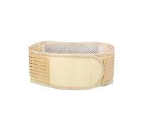 MEIZHITU Cintura di supporto lombare per allenamento e prevenzione degli infortuni alla colonna vertebrale, cintura per la vita e lo sport (beige, XL)