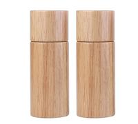 MEIZHITU Macina Sale E Pepe Set Macina Sale E Pepe in Legno Macina Pepe Manuale Macina Sale per Cucina Barbecue Macina Spezie