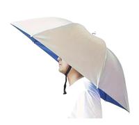 MEIZHITU Ombrello per La Testa 1 Cappello da Pesca con Ombrello Parasole Impermeabile E Regolabile con Protezione UV Spiaggia All'Aperto