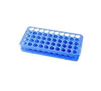 MEIZHITU Supporto per Provette Supporto for provette in plastica da 50 Fori, Supporto for provette porose for Raccolta Sangue da Laboratorio
