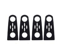 MEIZIYU Auto Serratura Della Porta Fonoassorbente Serranda Buffer Misura for KIA, Rio 3 2011-2017 Tintinnio Scricchiola Rumore Silenzioso Sordo Sigillo insonorizzazione Ammortizzatore insonorizzante p