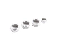 MEIZIYU Copertura dell'anello della manopola, adatta per, serie 5 E60 2008-2010 cornice del pulsante di controllo del clima(Silver)